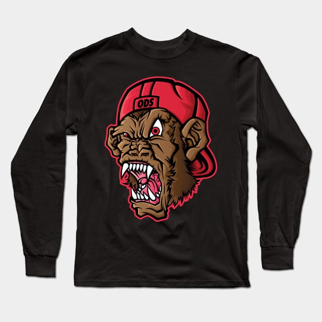 ODS Savage Chimp Long Sleeve T-Shirt by orozcodesign